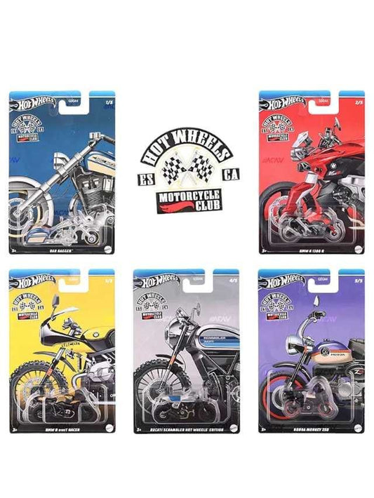 Hotwheels motorcycle club set of 5
