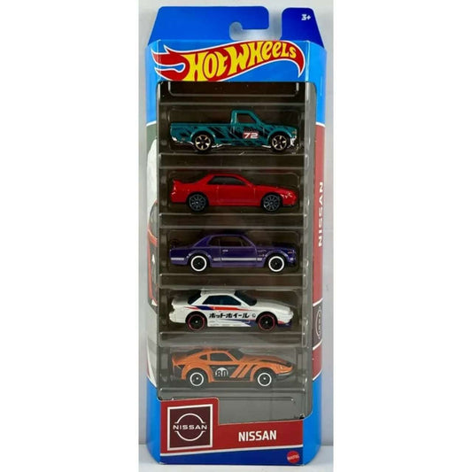 Hotwheels Nissan Five 5 pack
