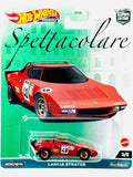 Hotwheels Lancia Stratos Imported Premium Card Art 1:64 Scale