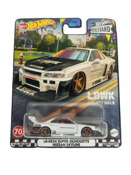 Hotwheels lb-er34 super silhouette nissan skyline LBWK