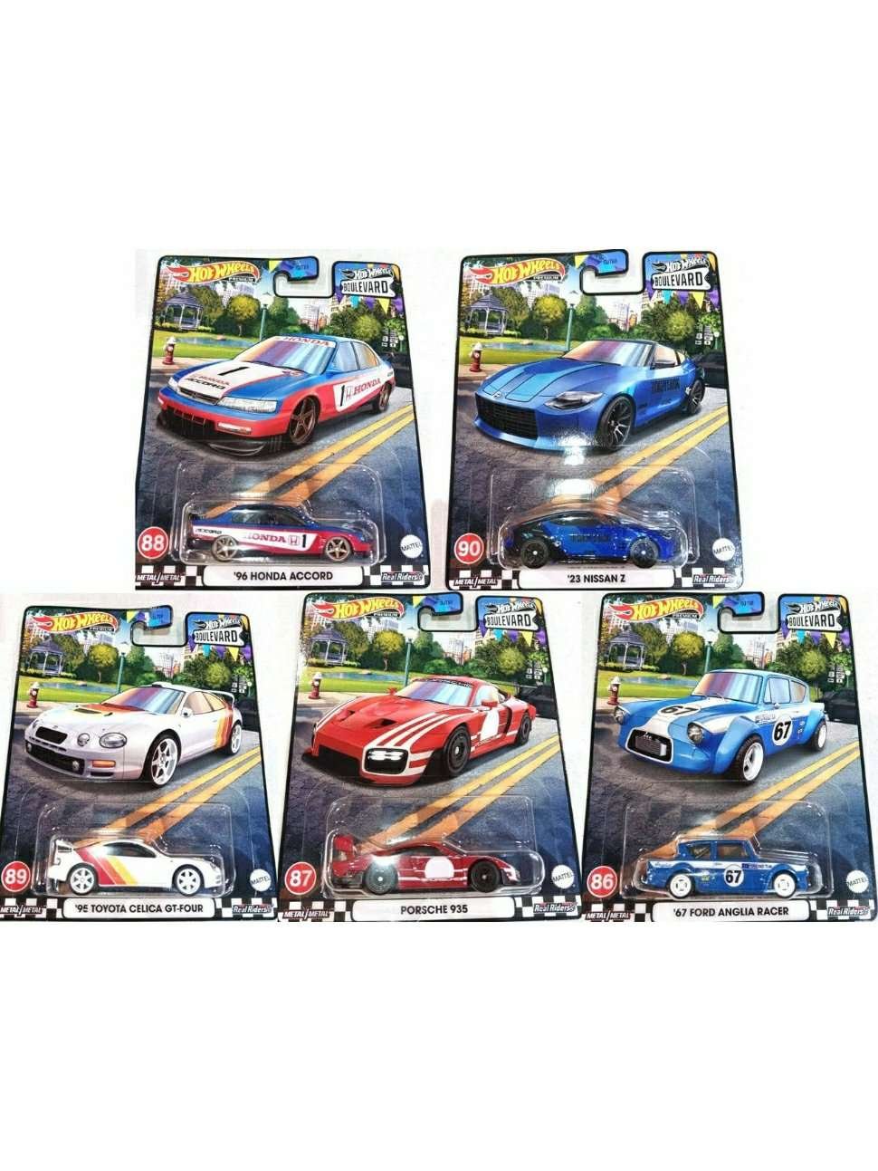 Hot Wheels Boulevard Set of 6 – Premium Collector's