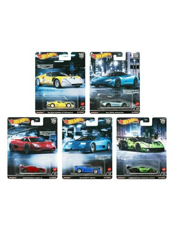 Hotwheels exotic envy Set of 5