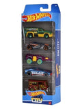INDIAN CARD Hot Wheels City - Set of 5 Cars - 2024