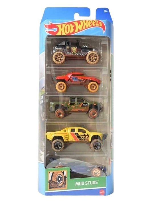 INDIAN CARD Hot Wheels Mud Studs - Set of 5 Cars - 2024