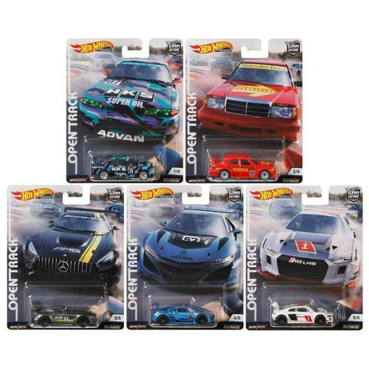 Hotwheels Open Track Set of 5