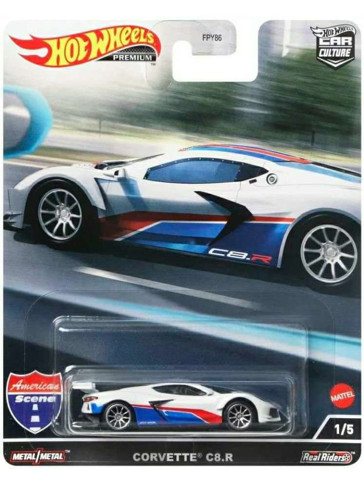 Hotwheels Corvette c8.R imported premium 1:64 Scale