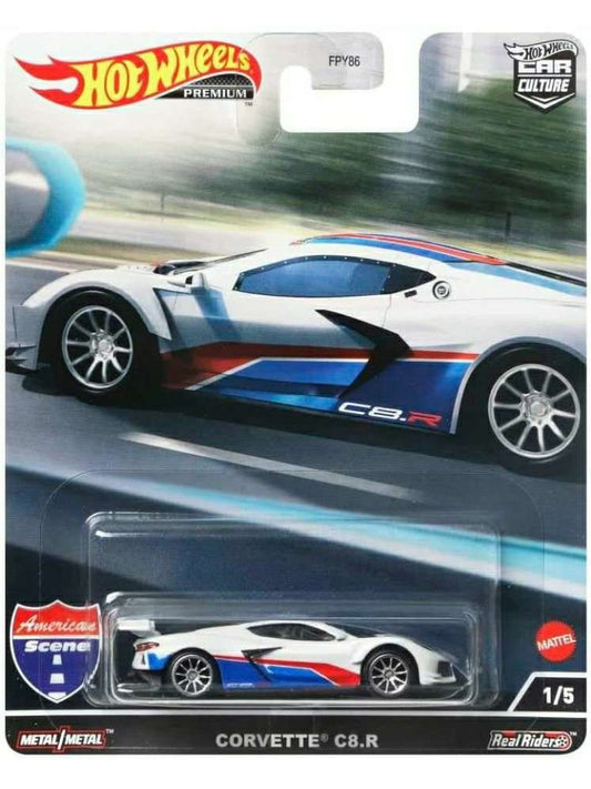 Hotwheels Corvette c8.R imported premium 1:64 Scale