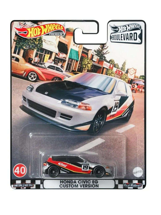 HotWheels Boulevard Honda Civic EG Custom Version Imported Premium 1:64 Scale