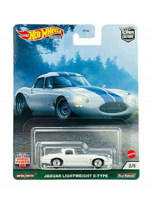 Hotwheels Jaguar Lightweight E-type imported premium 1:64 Scale