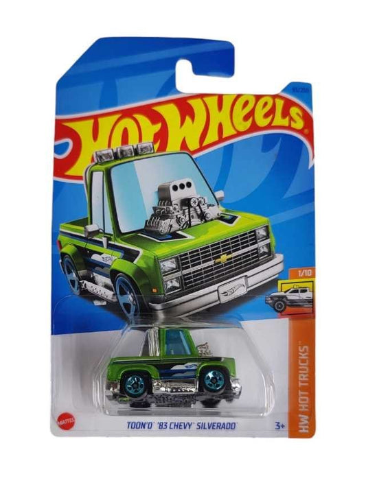 Hotwheels toond 83 Chevy Silverado