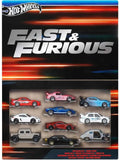 Hotwheels Fast and Furious 10 pack 1:64 scale imported collection multipack
