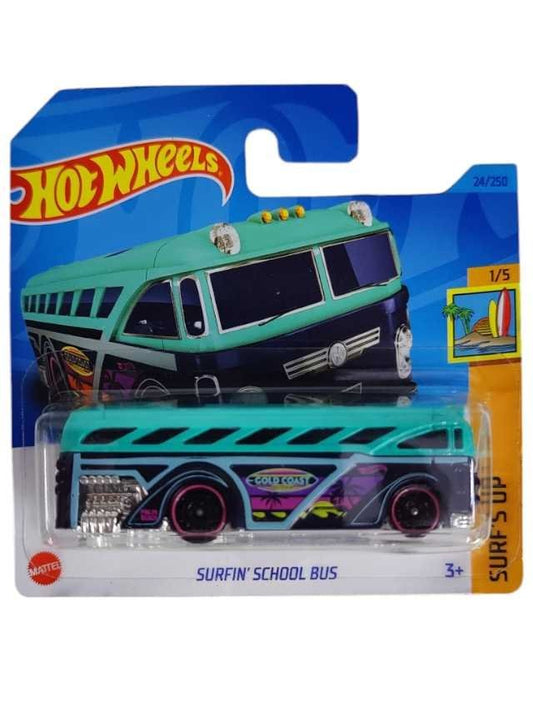 Hotwheels surfin school bus