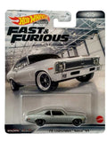 Hotwheels Fast & Furio7 '70 Chevrolet Nova SS Imported Premium Card 1:64 Scale