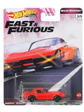 Hotwheels  Fast & Furious 65 corvette Stingray coupe Imported Premium Card Art 1:64 Scale