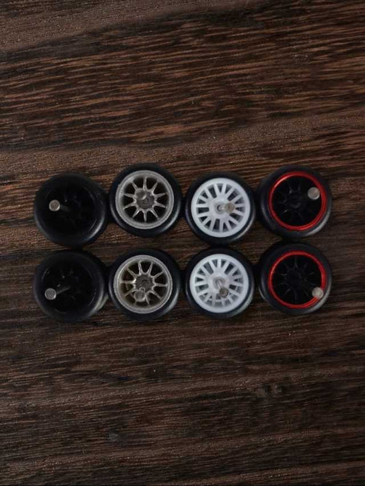 Rubber tires wheels (set 4) 1:64
w-1