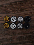Rubber tires wheels (set 4) 1:64
w-4