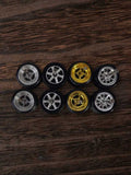 Rubber tires wheels (set 4) 1:64
w-13