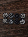 Rubber tires wheels (set 4) 1:64
w-11