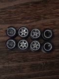 Rubber tires wheels (set 4) 1:64
w-10