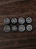 Rubber tires wheels (set 4) 1:64
w-19