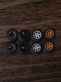 Rubber tires wheels (set 4) 1:64
w-16