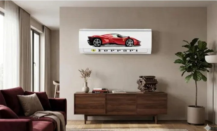 AC Sticker | Ferrari Sports  | Red Supercar Design Decor Car sticker