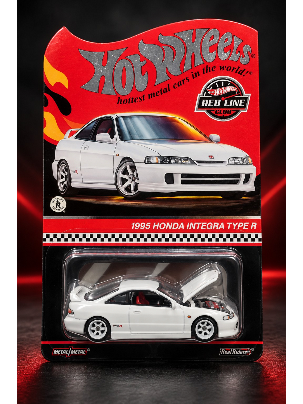 Hotwheels '1995 Honda Integra Type R 1:64 Diecast Model Car | Premium Collectible | Sealed Card | Limited Edition RLC