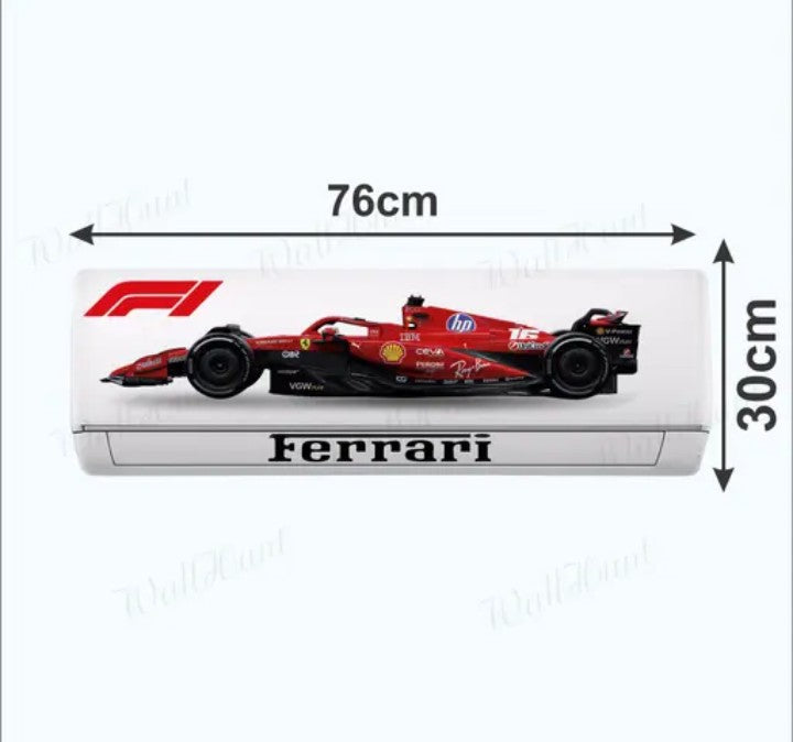 Ferrari F1 Racing Car Wall Art | Formula 1 Decorative Wall Panel for Home & Office