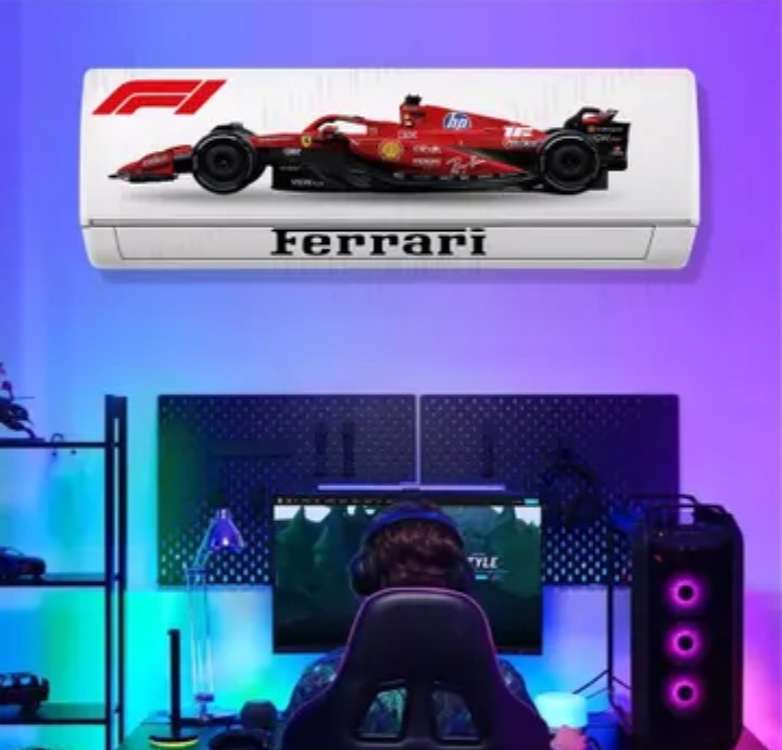 Ferrari F1 Racing Car Wall Art | Formula 1 Decorative Wall Panel for Home & Office