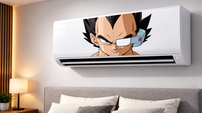 Vegeta Anime AC Sticker | Dragon Ball Z Character Design Air Conditioner Decoration