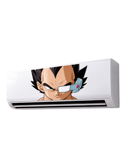Vegeta Anime AC Sticker | Dragon Ball Z Character Design Air Conditioner Decoration