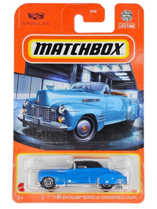 Matchbox 1941 cadillac series 62 convertible convertible coupe
