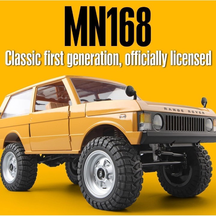 MN MODEL 'Land Rover Range Rover 1970 Rock Crawler RC Car with Transmitter | MN-168 Series | 1:12 Scale