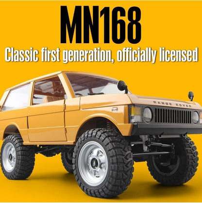 MN MODEL 'Land Rover Range Rover 1970 Rock Crawler RC Car with Transmitter | MN-168 Series | 1:12 Scale