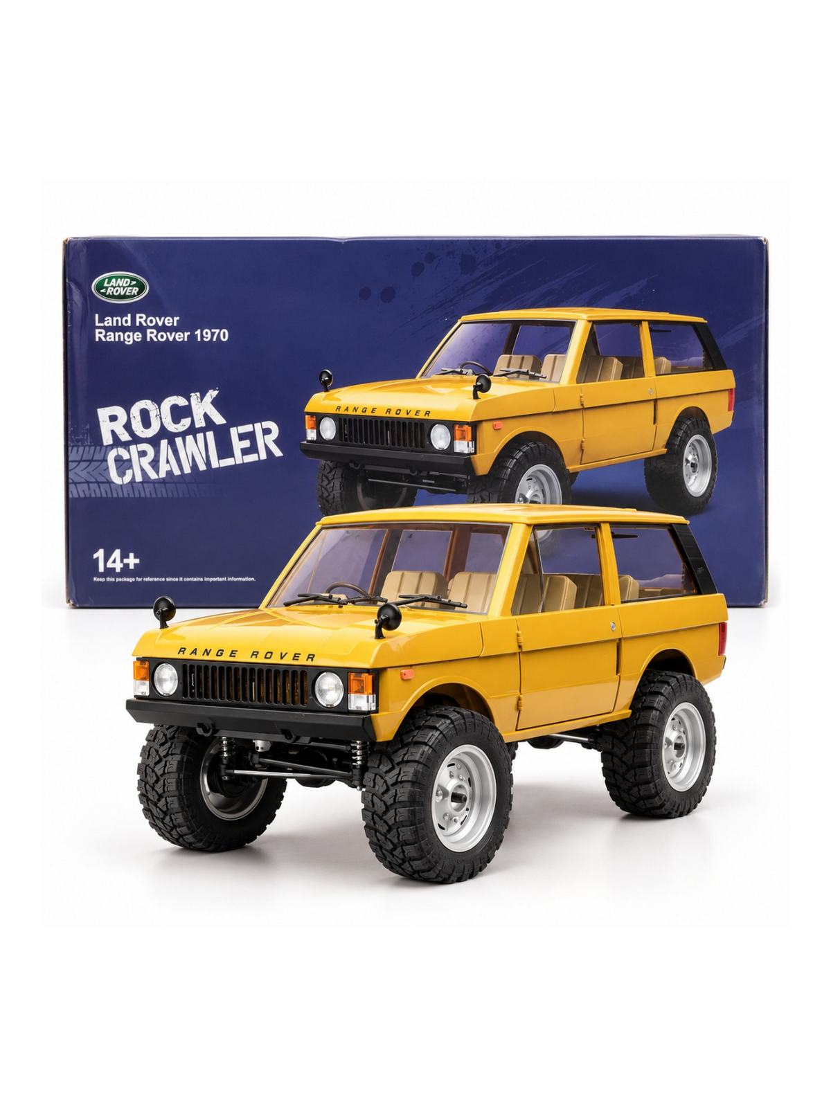 MN MODEL 'Land Rover Range Rover 1970 Rock Crawler RC Car with Transmitter | MN-168 Series | 1:12 Scale