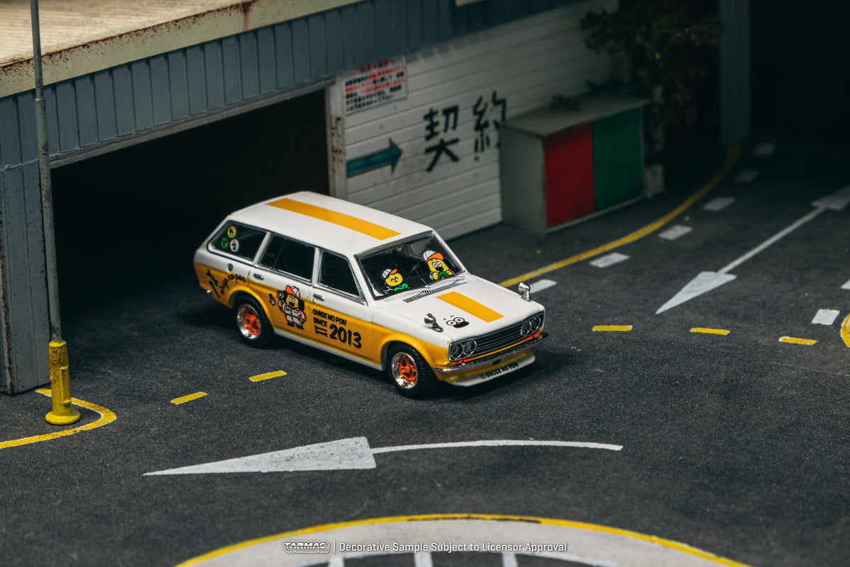 Tarmac Works"Datsun Bluebird 510 Wagon OHIGE no PON 1:64 Scale T64G-026-ONP