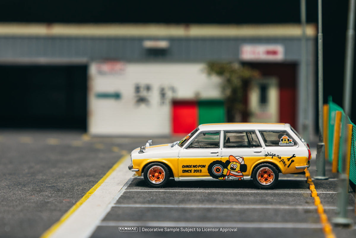 Tarmac Works"Datsun Bluebird 510 Wagon OHIGE no PON 1:64 Scale T64G-026-ONP