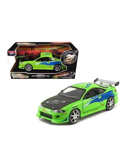 Jada "Brian'S Mitsubishi Eclipse Fast & Furious Diecast Model Car 1:32 Scale