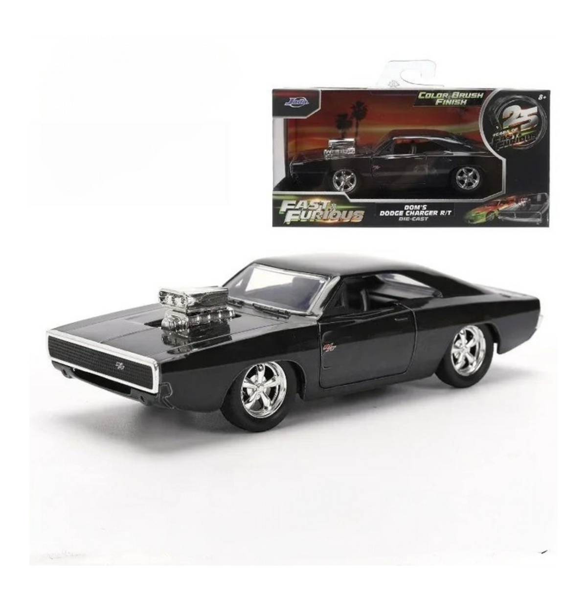 Jada "Don's Dodge Charger R/T Fast & Furious Diecast Model Car 1:32 Scale