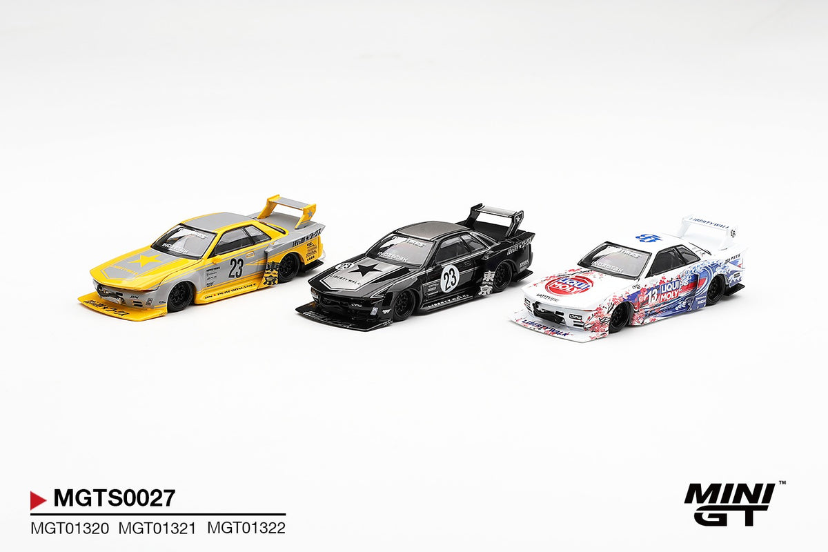PRE-ORDER MINI GT  INOZETEK X LIBERTY WALK R32 SET 2026 SHOW EDITION (1320+1321+1322) 1:64 Scale (ETA-JULY 2027)