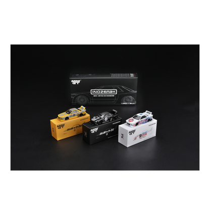 PRE-ORDER MINI GT  INOZETEK X LIBERTY WALK R32 SET 2026 SHOW EDITION (1320+1321+1322) 1:64 Scale (ETA-JULY 2027)