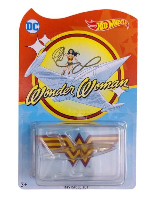 Hotwheels wonder woman invisible jet with protector