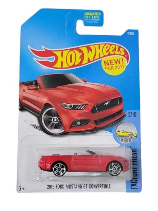 Hotwheels 2015 ford mustang gt convertible