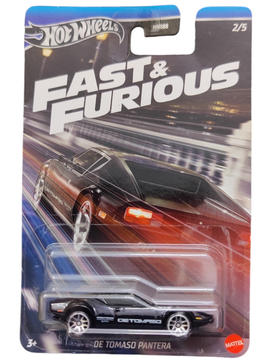 Hotwheels Fast and Furious de tomaso pantera