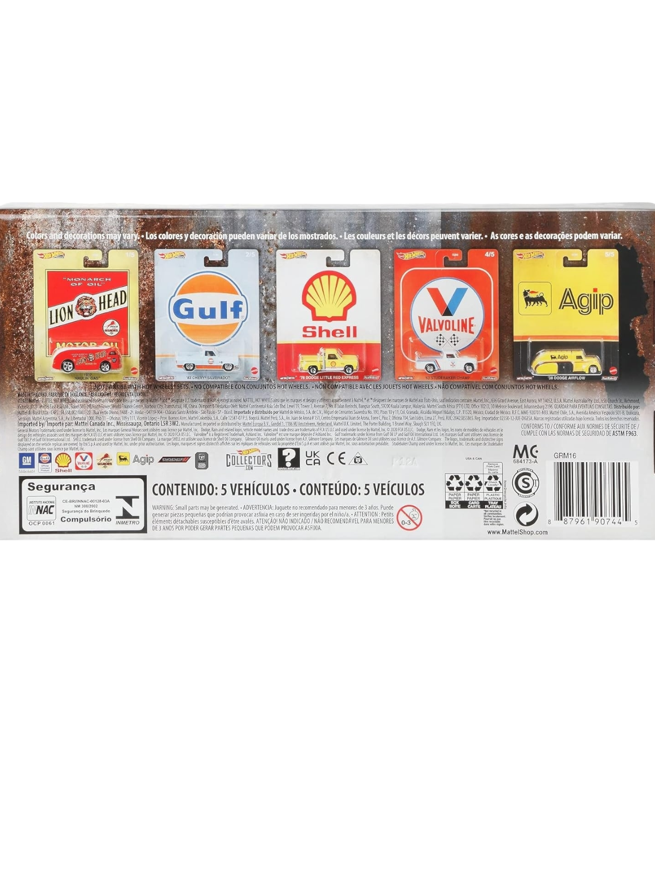 Hotwheels set of 5