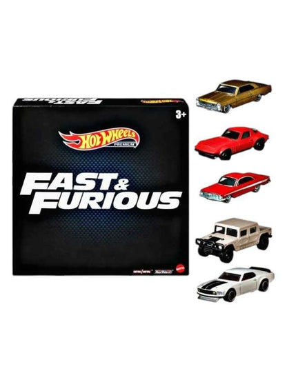 Hot Wheels Premium Fast and Furious set of 5