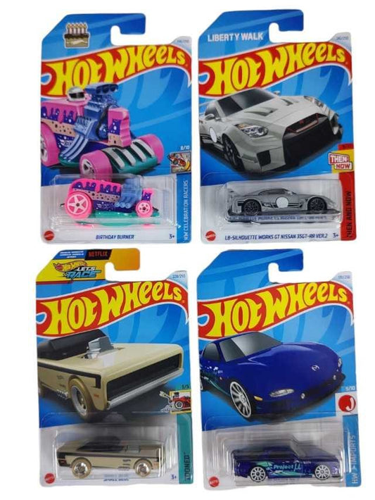 EXCLUSIVE Hot Wheels indian Car Mainlines (179 Each) as set 4 j
