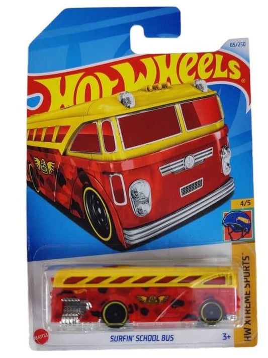 Hotwheels surfin school bus