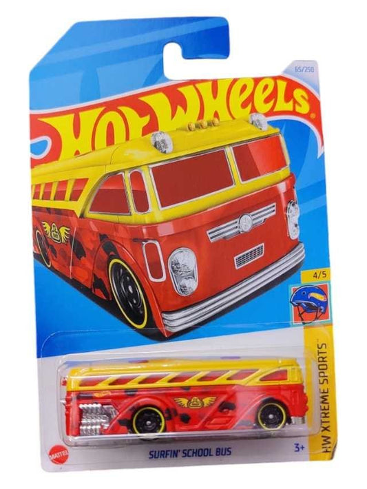 Hotwheels surfin school bus