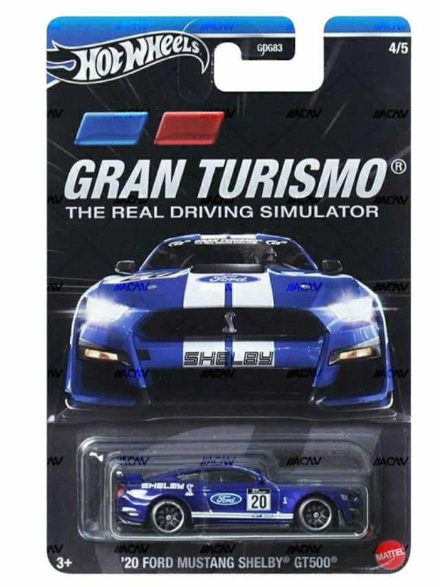 Hotwheels Gran Turismo 20 Ford Mustang Shelby gt500